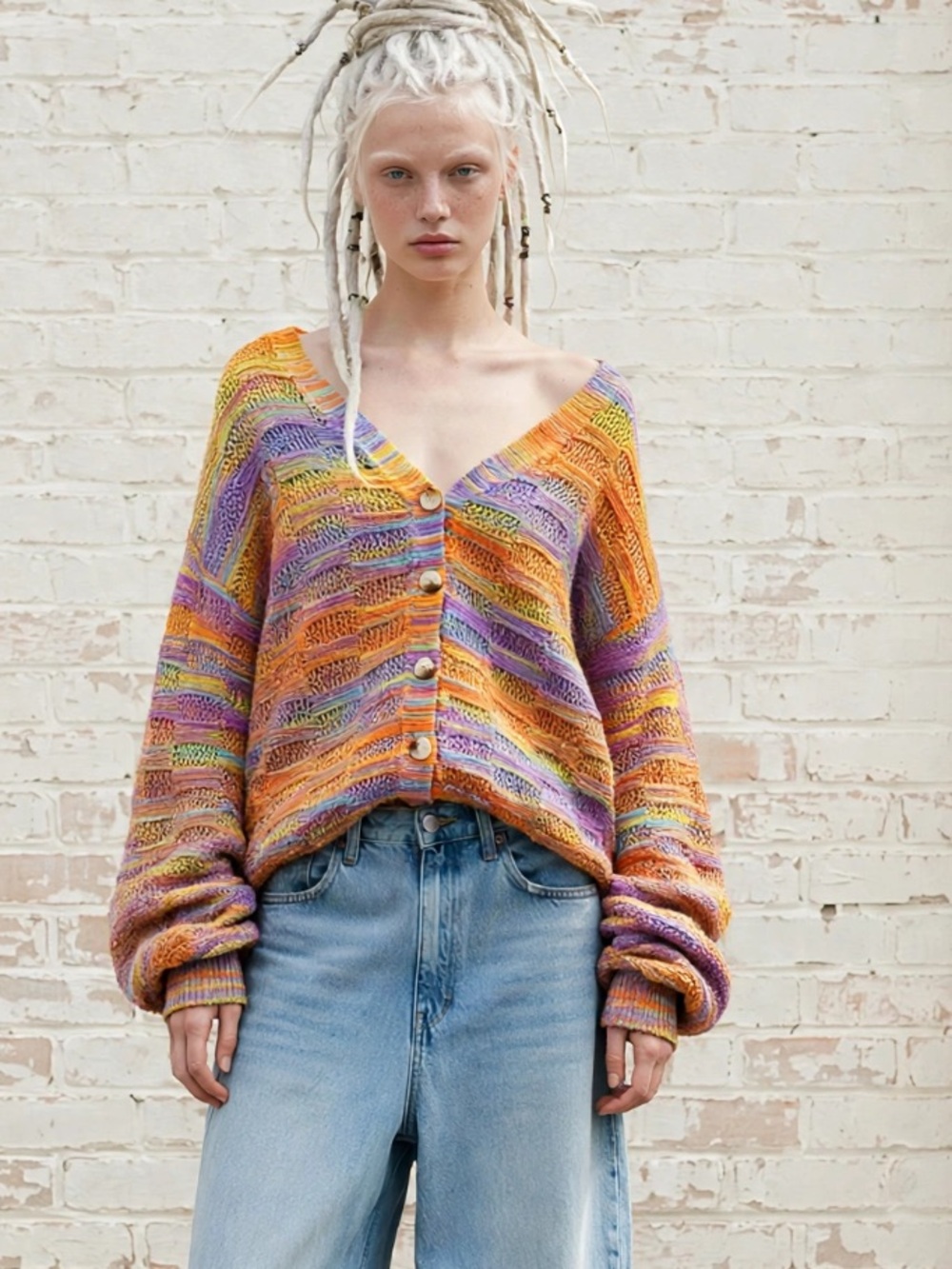 Unbranded oversized vibrant sweater